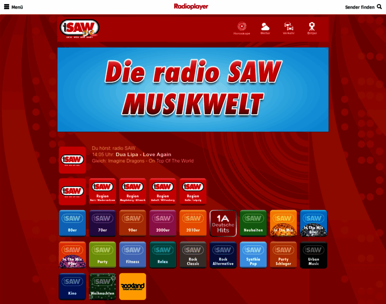 Webradio.saw-musikwelt.de thumbnail