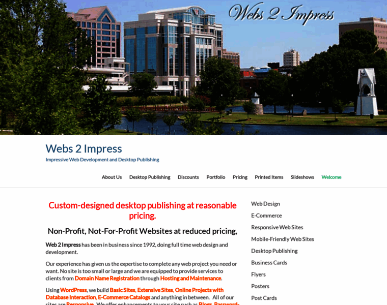 Webs2impress.com thumbnail