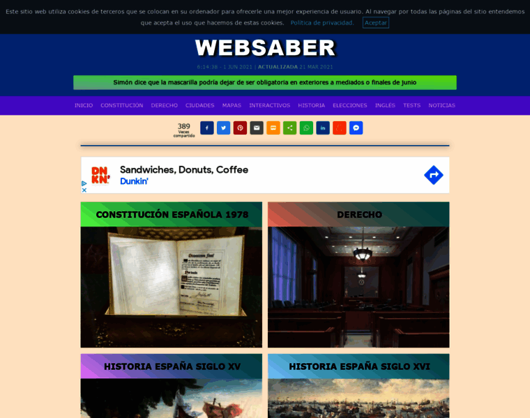 Websaber.es thumbnail