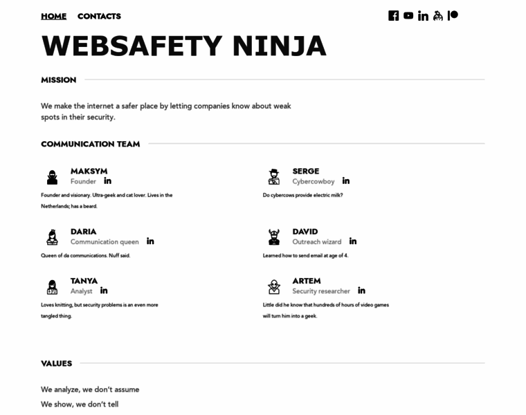 Websafety.ninja thumbnail Websafety.ninja thumbnail