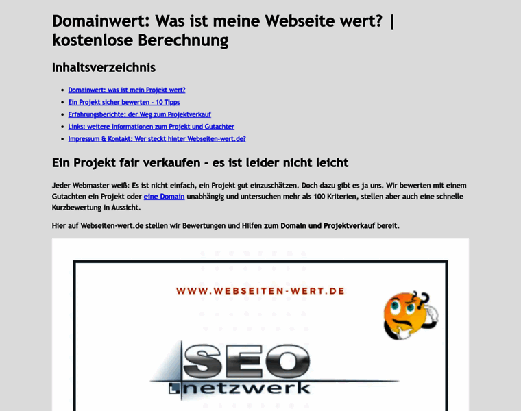 Webseiten-wert.de thumbnail