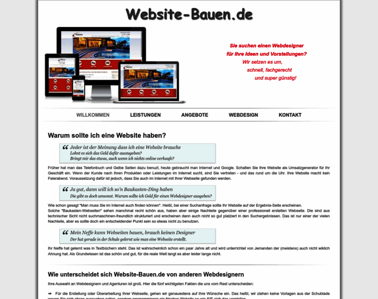 Website-bauen.de thumbnail
