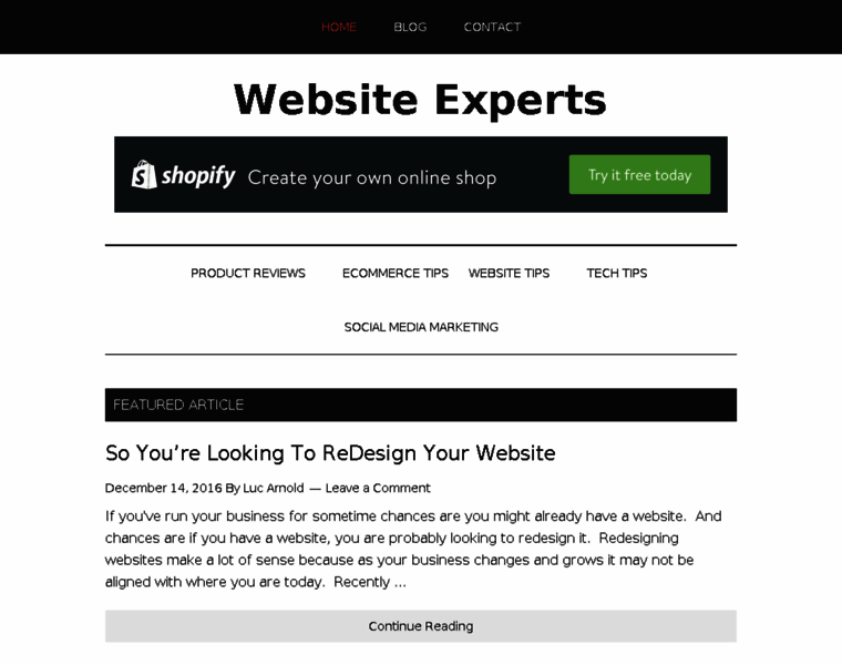 Website-experts.ca thumbnail