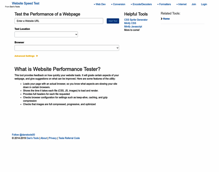Website-performance.org thumbnail