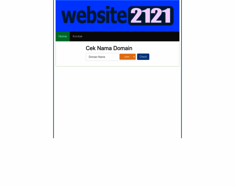 Website2121.com thumbnail