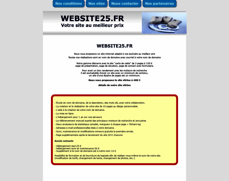 Website25.fr thumbnail