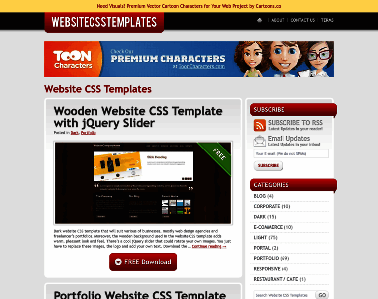 Websitecsstemplates.com thumbnail