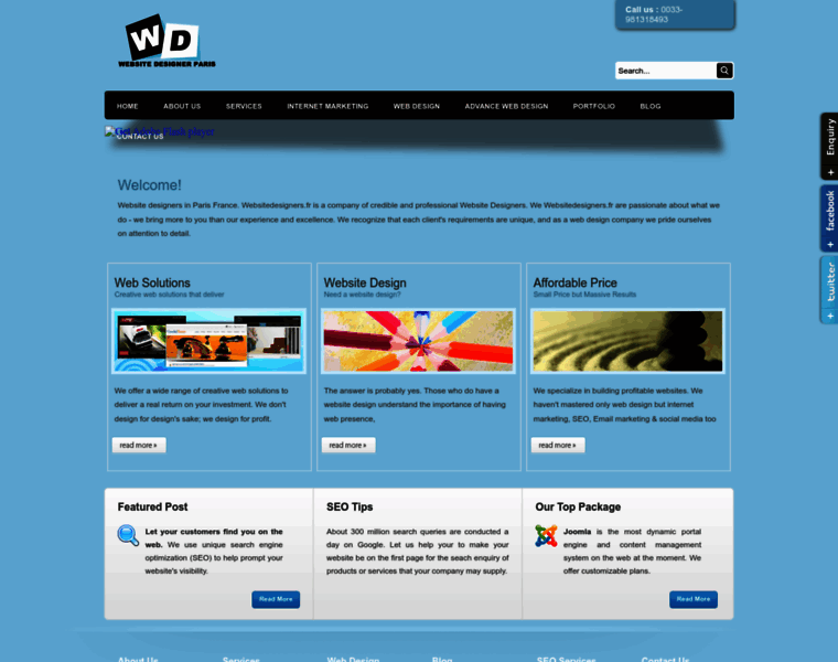 Websitedesigners.fr thumbnail