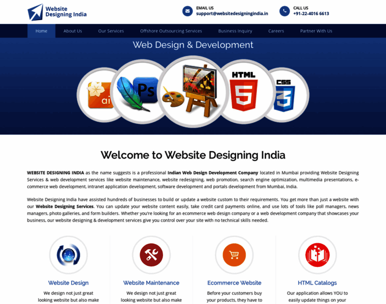 Websitedesigningindia.in thumbnail