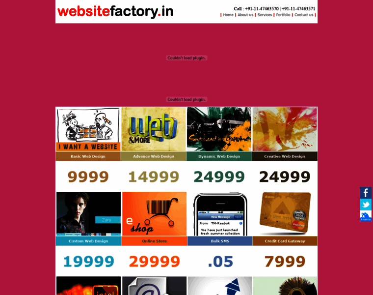 Websitefactory.in thumbnail