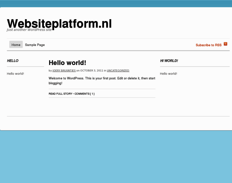 Websiteplatform.nl thumbnail