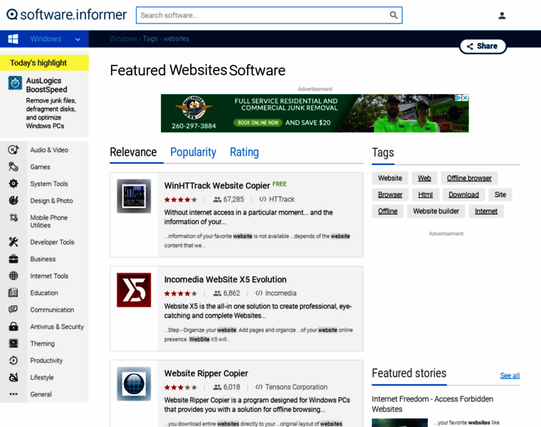 Websites.software.informer.com thumbnail