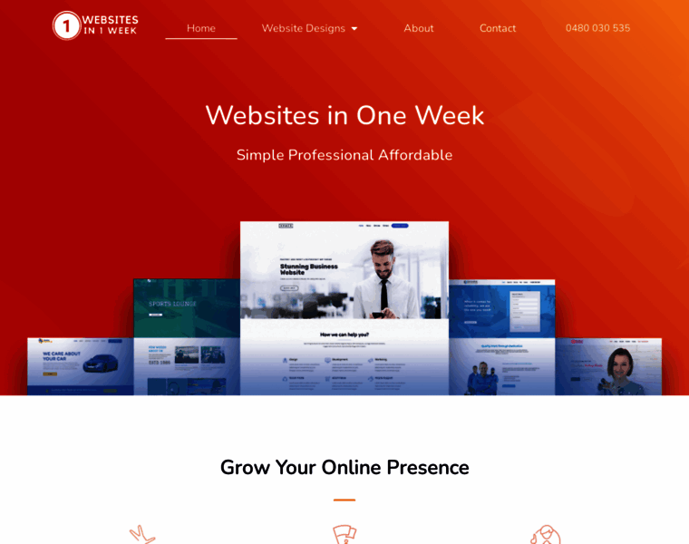 Websitesinoneweek.com.au thumbnail
