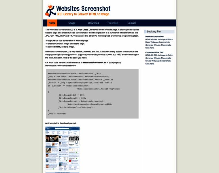 Websitesscreenshot.com thumbnail