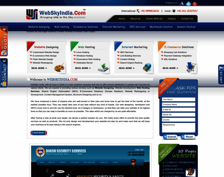 Webskyindia.com thumbnail
