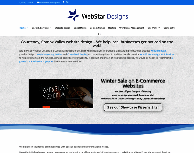 Webstardesigns.ca thumbnail
