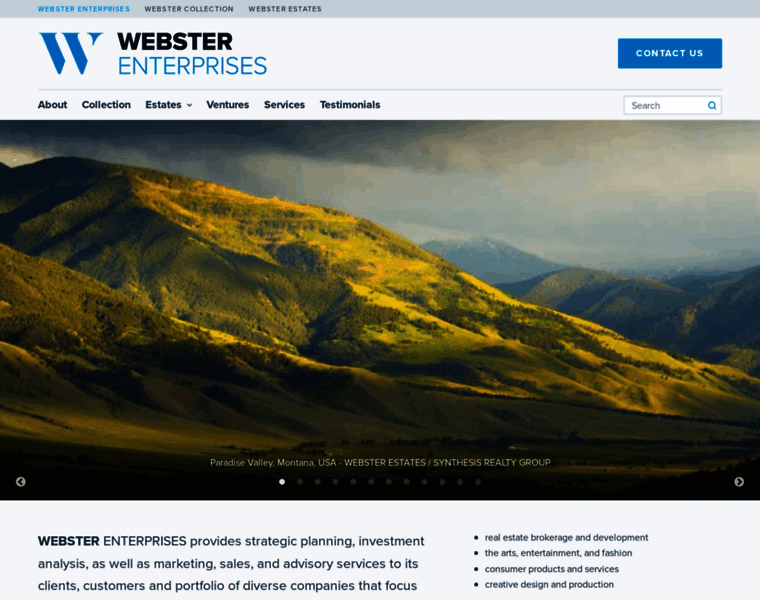 Webster-enterprises.com thumbnail