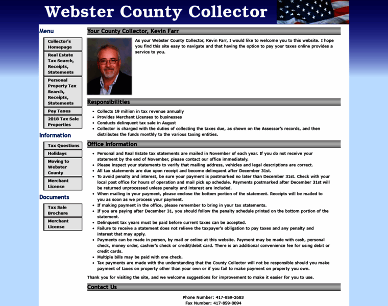 Webstercountycollector.com thumbnail