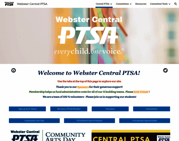 Websterptsa.org thumbnail