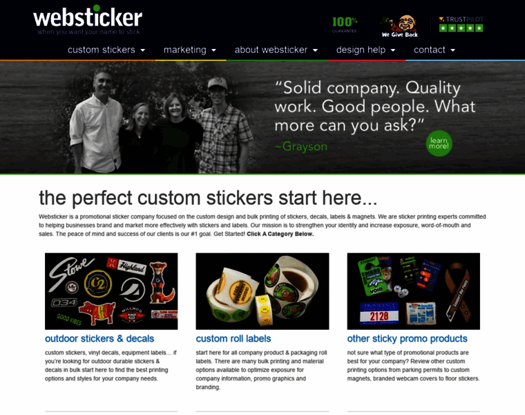 Websticker.com thumbnail