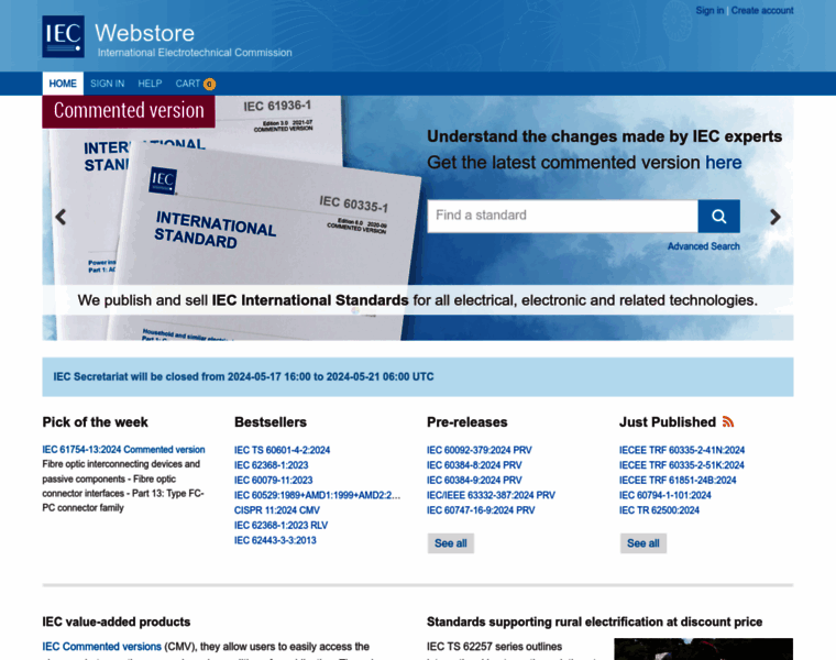 Webstore.iec.ch thumbnail