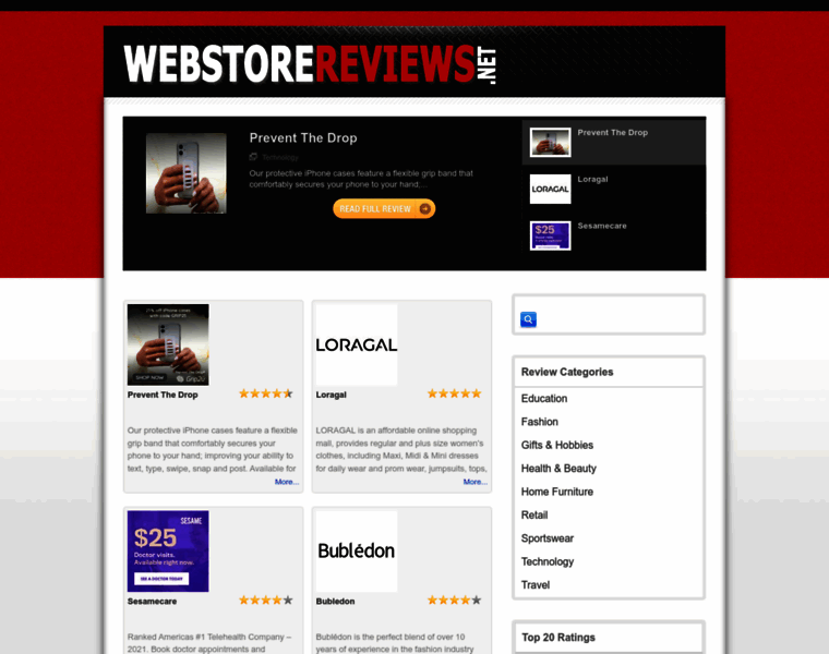 Webstorereviews.net thumbnail