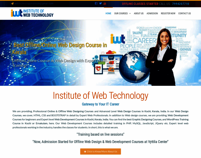 Webtechnologyinstitute.com thumbnail