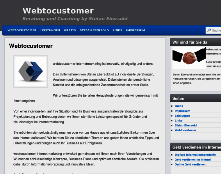 Webtocustomer.de thumbnail