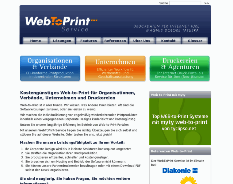 Webtoprint-service.de thumbnail