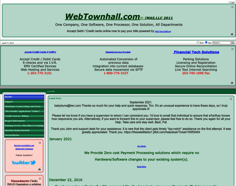 Webtownhall.com thumbnail