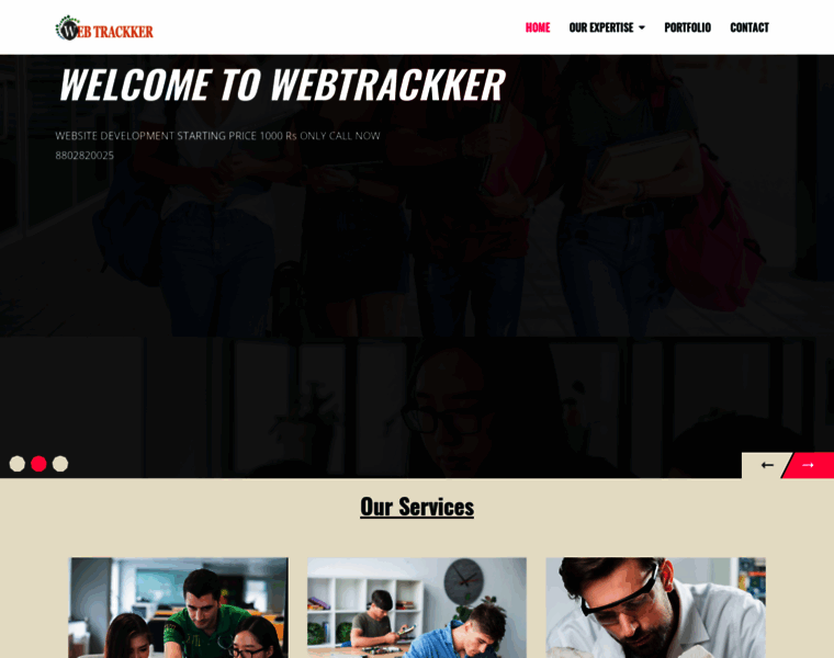 Webtrackker.com thumbnail