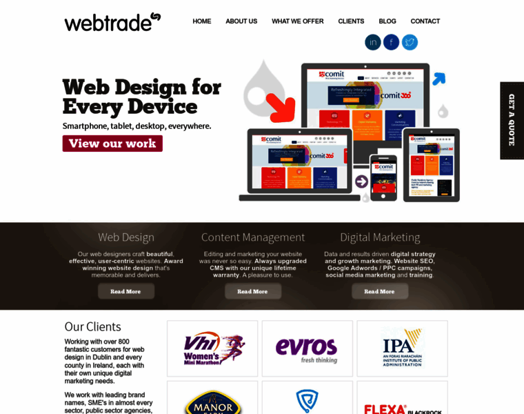 Webtrade.ie thumbnail