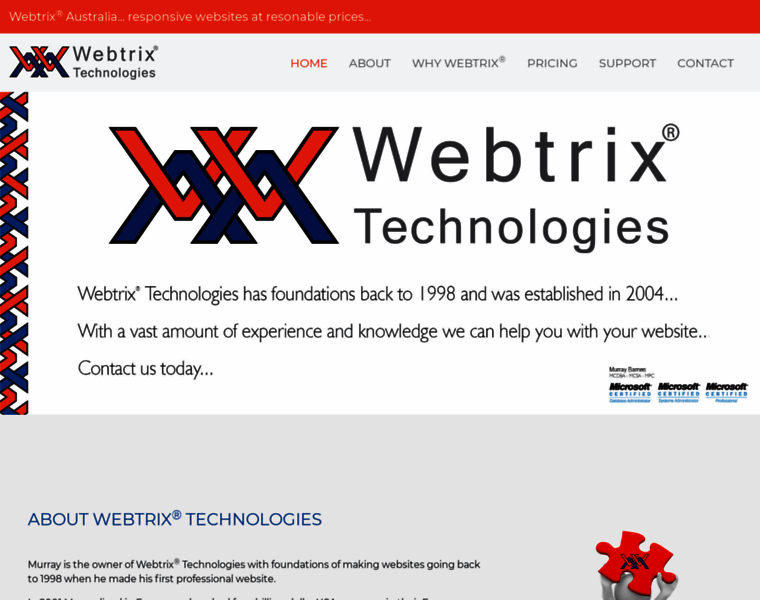 Webtrixtechnologies.com thumbnail