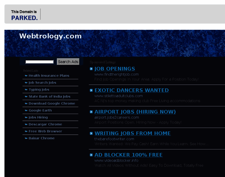 Webtrology.com thumbnail