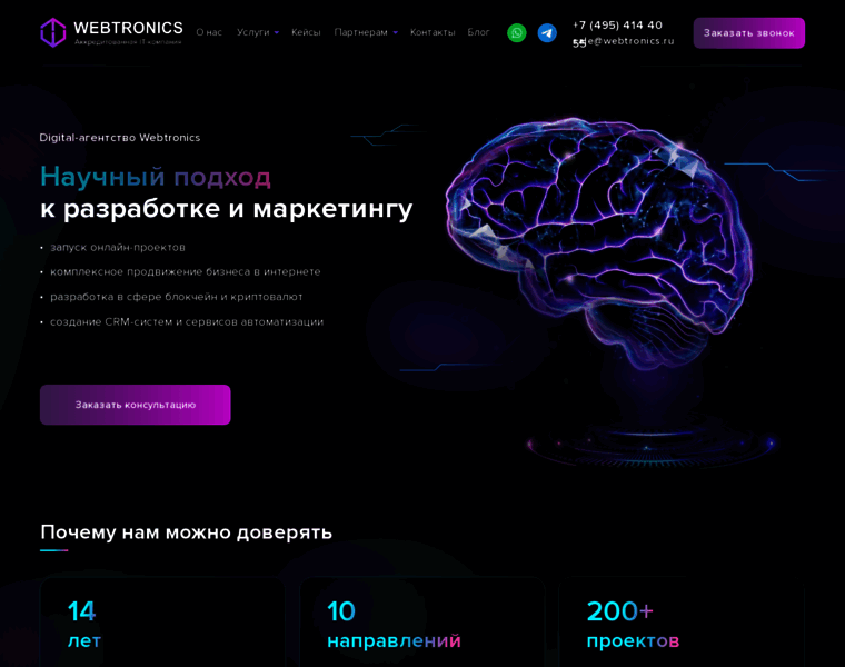 Webtronics.ru thumbnail