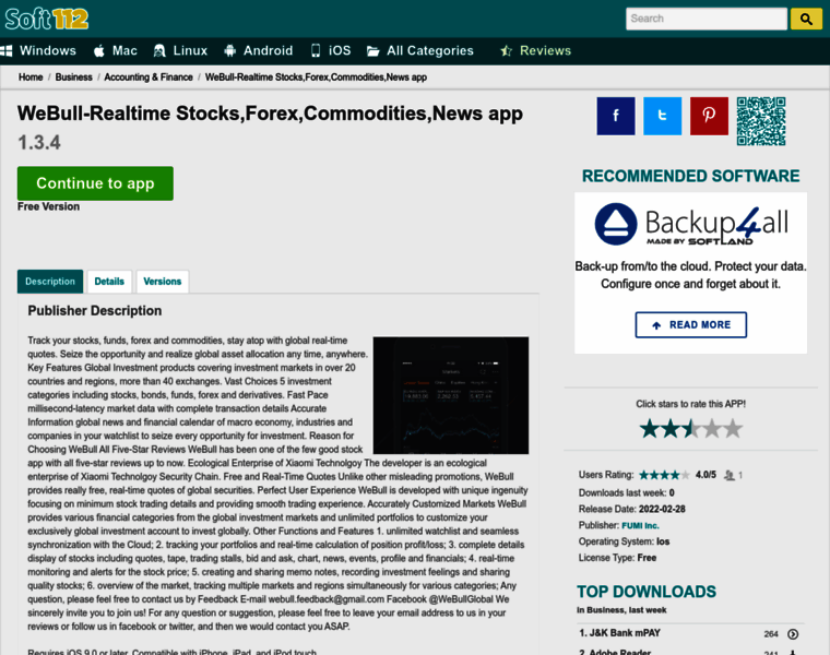 Webull-realtime-stocks-forex-commodities-news-app-ios.soft112.com thumbnail