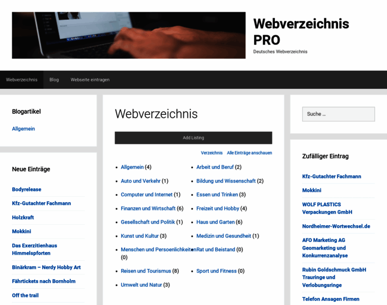 Webverzeichnis-pro.de thumbnail