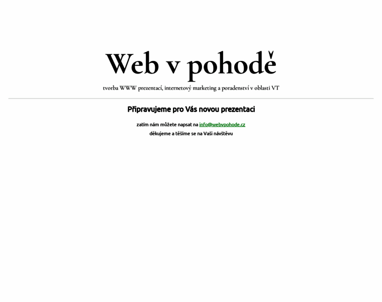 Webvpohode.cz thumbnail