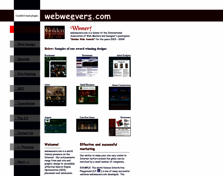 Webweevers.com thumbnail