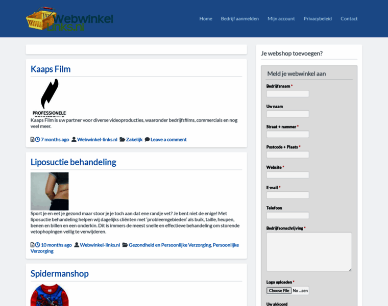 Webwinkel-links.nl thumbnail