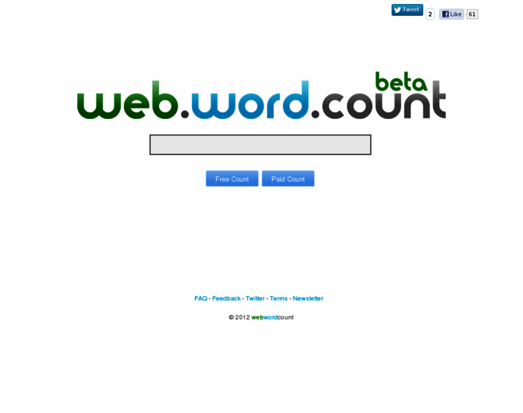Webwordcount.com thumbnail