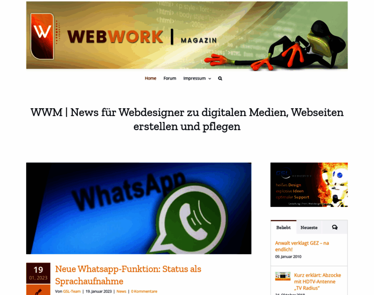 Webwork-magazin.net thumbnail