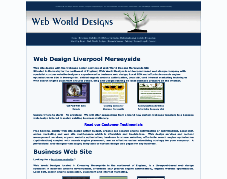 Webworlddesigns.co.uk thumbnail