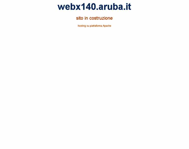 Webx140.aruba.it thumbnail