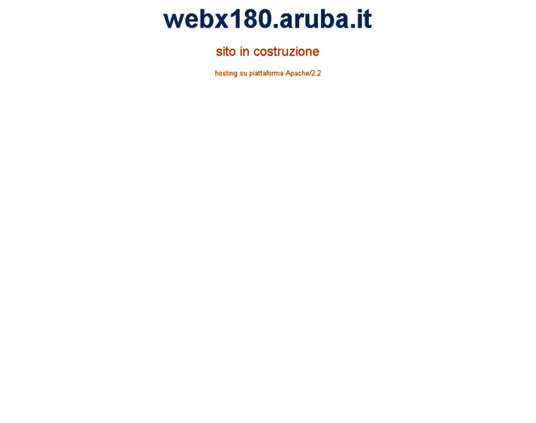 Webx180.aruba.it thumbnail