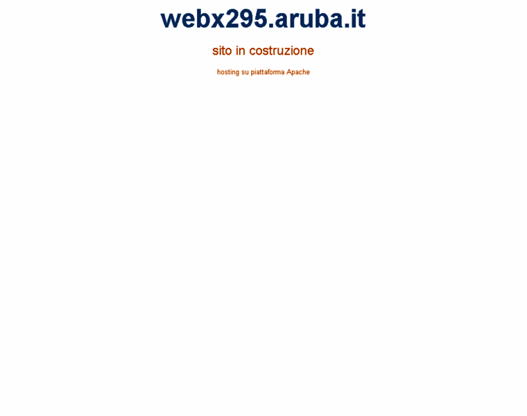 Webx295.aruba.it thumbnail
