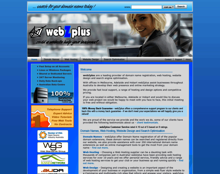Webzplus.com.au thumbnail