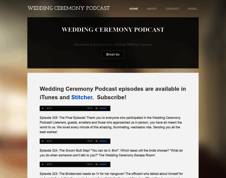 Weddingceremonypodcast.com thumbnail