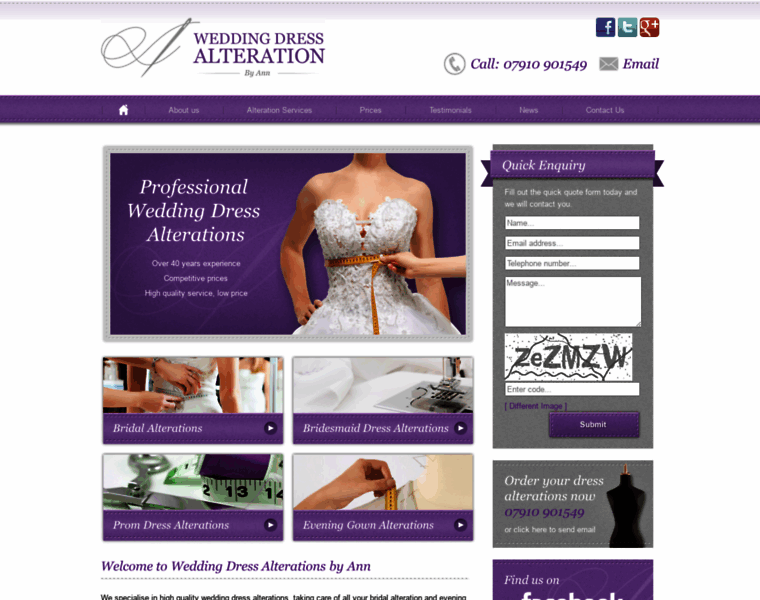 Weddingdressalteration.co.uk thumbnail