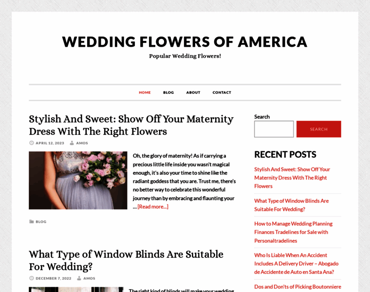 Weddingflowersofamerica.com thumbnail